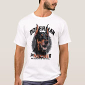 (犬)ドーベルマン・ピンシェル Tシャツ (正面)