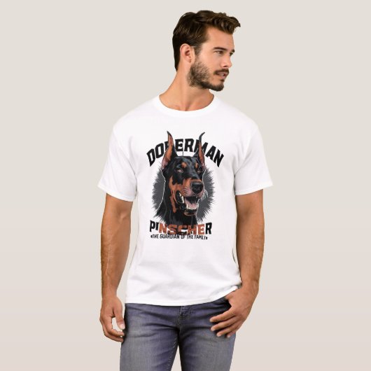 (犬)ドーベルマン・ピンシェル Tシャツ (正面フル)