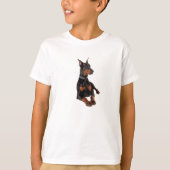 （犬）ドーベルマン・ピンシェル Tシャツ (正面)