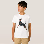 （犬）ドーベルマン・ピンシェル Tシャツ (正面フル)