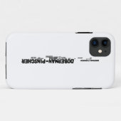 （犬）ドーベルマン・ピンシェルmashup.png Case-Mate iPhoneケース (裏面(横))