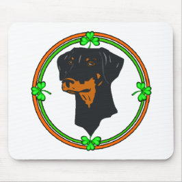 (犬)ドーベルマン・ピンシェルSt patricks マウスパッド