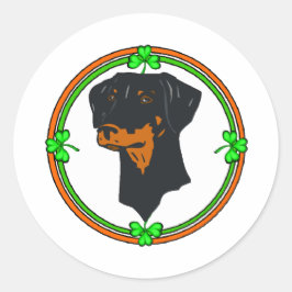 (犬)ドーベルマン・ピンシェルSt patricks ラウンドシール