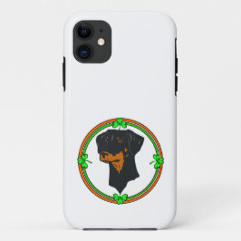 (犬)ドーベルマン・ピンシェルSt patricks iPhone 11 ケース