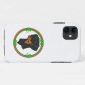 (犬)ドーベルマン・ピンシェルSt patricks Case-Mate iPhoneケース (裏面(横))