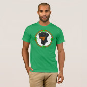 (犬)ドーベルマン・ピンシェルSt patricks Tシャツ (正面フル)