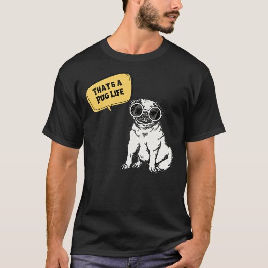 犬 パグ ラブラドール 子犬 Tシャツ (正面)