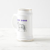 犬 ビールジョッキ (正面左)