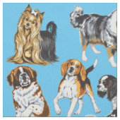 犬 ファブリック (クローズアップ)