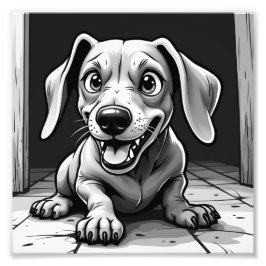 犬 フォトプリント           