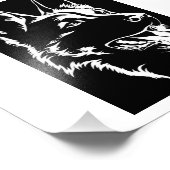 犬 フォトプリント            (角)