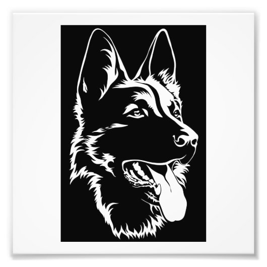 犬 フォトプリント            (正面)