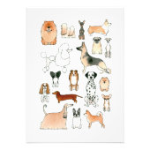 犬 フォトプリント            (正面)