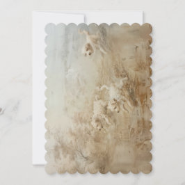 犬 - フラット  12.7 cm x 17.8 cm 招待状