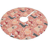 犬 ブラッシュドポリエステルツリースカート (アングル)