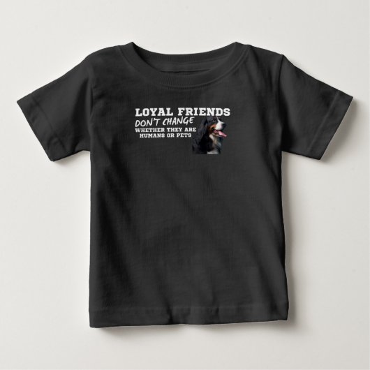 犬 ベビーTシャツ (正面)