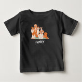 犬 ベビーTシャツ (正面)