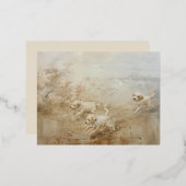 犬 - ホイル ポストカード (正面/裏面)