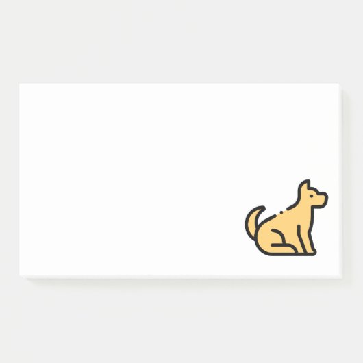犬 ポストイット (正面)
