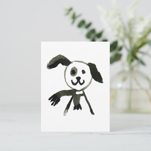 犬 ポストカード (スタンド正面)