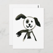 犬 ポストカード (正面/裏面)