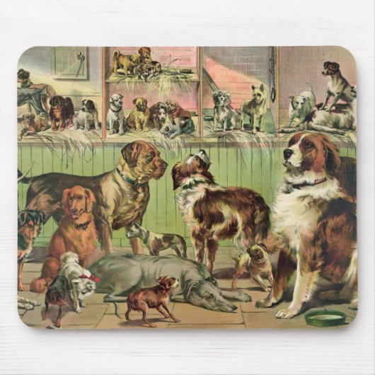 犬 マウスパッド (正面)