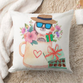 犬、マグカップ クッション (ブランケット)