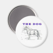 犬 マグネット (正面/裏面)