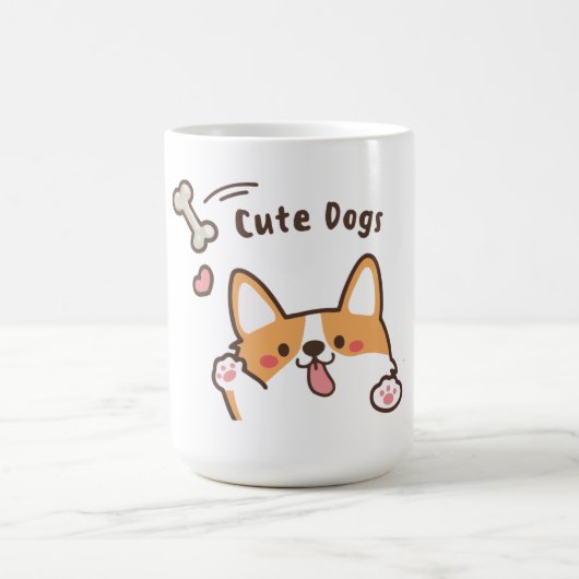 犬 モーフィングマグカップ (中央)
