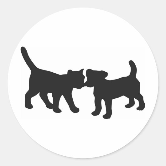 犬 ラウンドシール (正面)