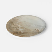 犬 – ラウンド紙プレート ペーパープレート (アングル)