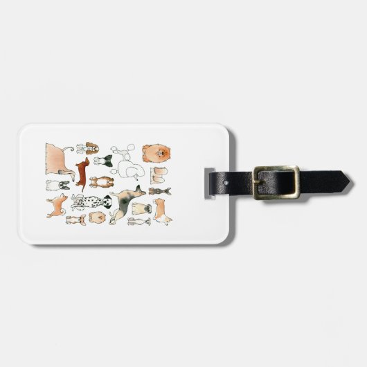 犬 ラゲッジタグ (正面横)