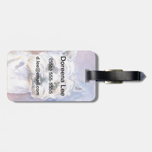 犬 ラゲッジタグ (裏面横)