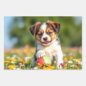 犬 ラッピングペーパーシート (正面3)