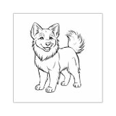 犬 ラバースタンプ (インプリント)