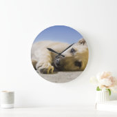 犬 ラージ壁時計 (ホーム)
