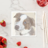 犬、レスト、ペット スタンダードカクテルナプキン (インサイチュ)