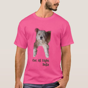 犬,写真と名前のカスタマイズ, Tシャツ