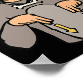 犬 動物 ASL 手のジェスチャー 聴覚障害者 聴力損失 意識 ポスター (角)