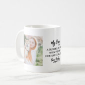 犬、喜びのバンドル、毛皮とロイヤリティ犬の引用文 コーヒーマグカップ (正面左)