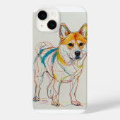 犬、多くの色 Case-Mate iPhoneケース (裏面)