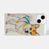 犬、多くの色 Case-Mate iPhoneケース (裏面 (横))