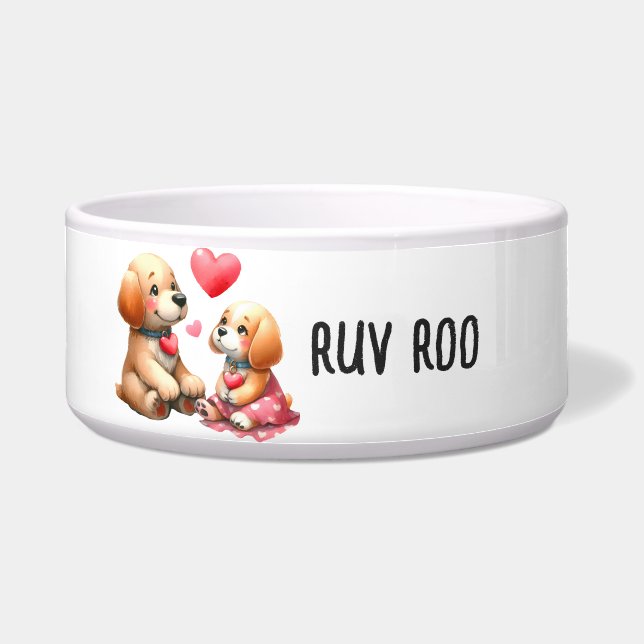 犬 – 大きなペットボウル ボウル (正面)