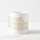 犬、子犬の愛 コーヒーマグカップ (正面左)