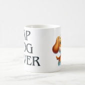 犬、子犬の愛 モーフィングマグカップ (中央)