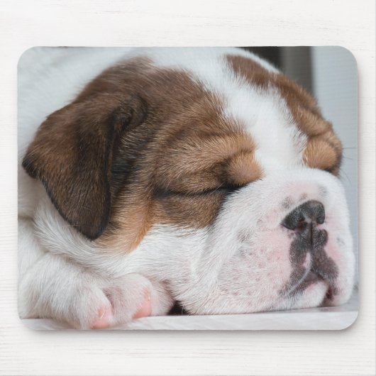 犬、子犬、ペット マウスパッド (正面)