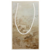 犬 – 抱き枕 スモールペーパーバッグ (裏面)