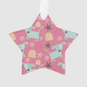 犬、星、花 オーナメント (裏面)