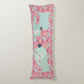 犬、星、花 ボディピロー (正面縦)