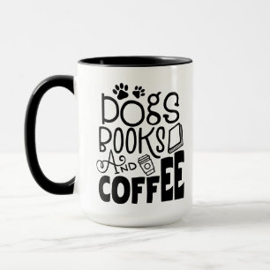 犬、本、コーヒー マグカップ